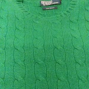 Ralph Lauren Cable Knit Cashmere Sweater